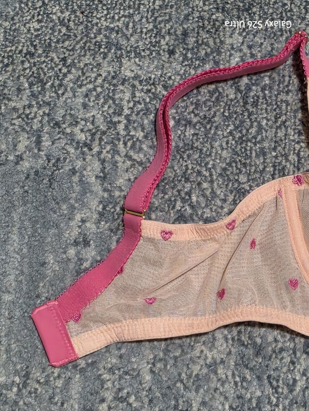 VICTORIA SECRET'S Soft  Pink  Underwire Bra with Floral Lace Detail Size 34DD - Picture 8 of 11